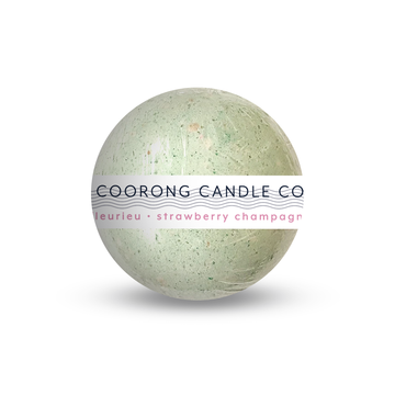 Coorong Candle Co - Handmade Bath Bombs Fleurieu Strawberry Champagne