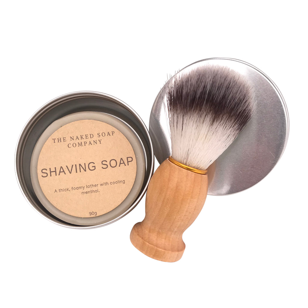the naked soap co shaving kit
