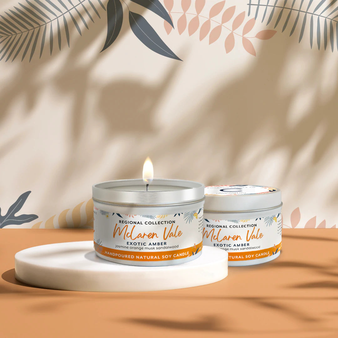 Coorong Candle Co - McLaren Vale Exotic Amber