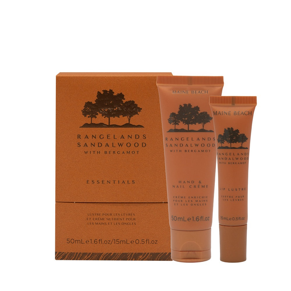 Maine Beach Rangelands Sandalwood & Bergamot Essentials Duo
