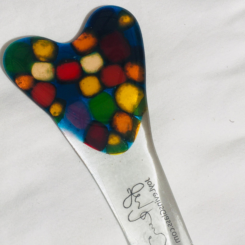 Glass Heart Stakes - Medium