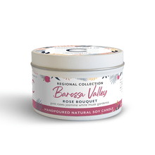 Coorong Candle Co - Barossa Valley Rose Bouquet Soy Wax Candle - Unveiling SA
