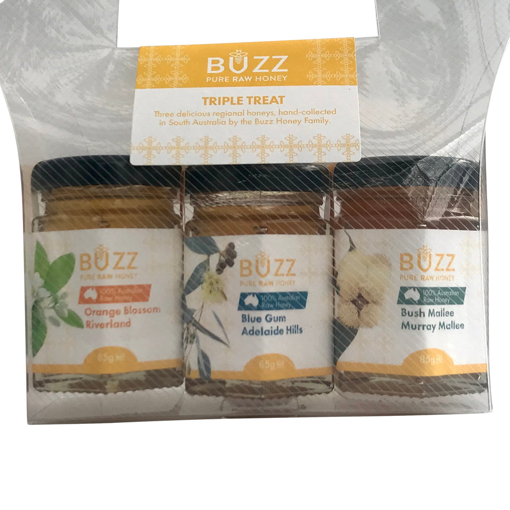 Buzz Honey Triple Jar pack