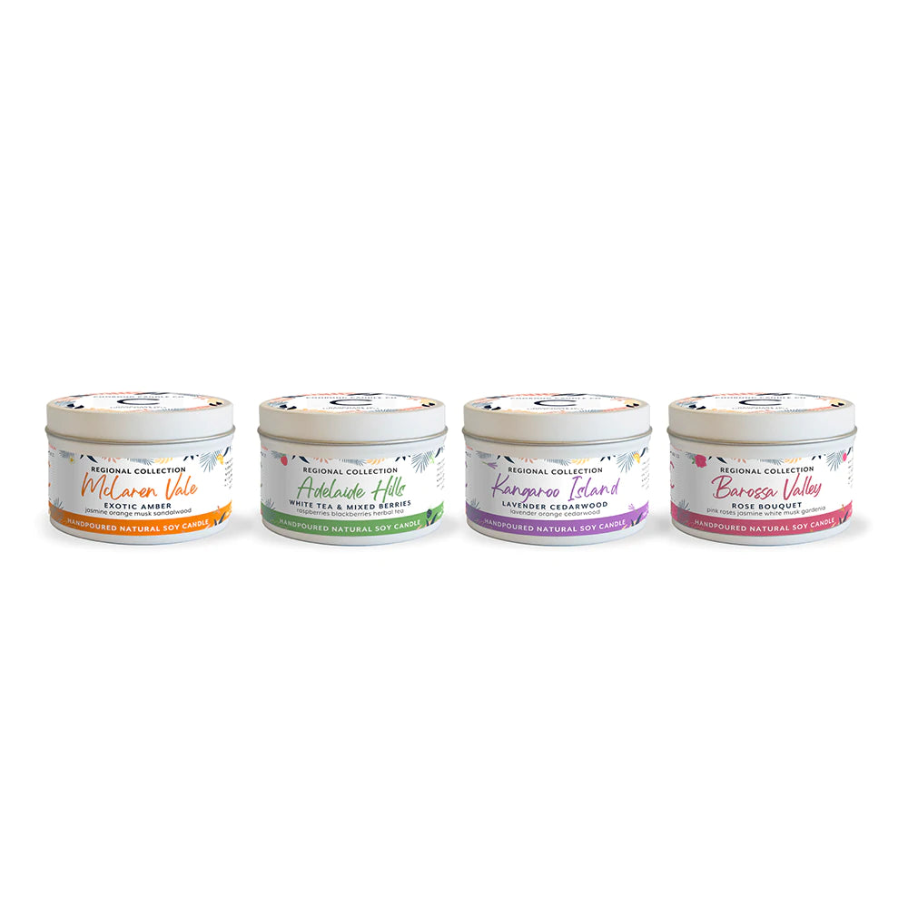 Coorong Candle Co - Kangaroo Island Lavender & Cedarwood Soy Wax Travel Candle