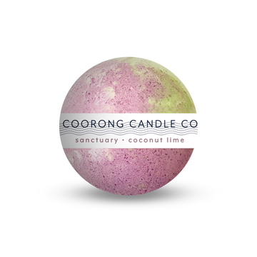 Coorong Candle Co - Handmade Bath Bombs Sanctuary Coconut and Lime